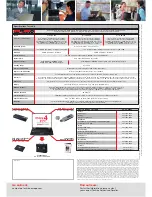 Preview for 2 page of Toshiba TECRA A4 Specifications