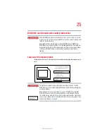 Предварительный просмотр 25 страницы Toshiba TECRA A4 User Manual