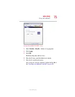 Предварительный просмотр 75 страницы Toshiba TECRA A4 User Manual