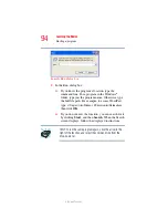 Предварительный просмотр 94 страницы Toshiba TECRA A4 User Manual