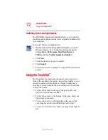 Предварительный просмотр 72 страницы Toshiba TECRA A5 User Manual