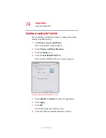 Предварительный просмотр 74 страницы Toshiba TECRA A5 User Manual