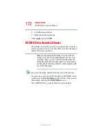 Предварительный просмотр 172 страницы Toshiba TECRA A5 User Manual