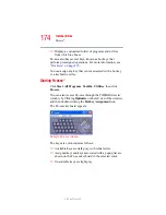 Предварительный просмотр 174 страницы Toshiba TECRA A5 User Manual