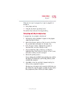 Предварительный просмотр 175 страницы Toshiba TECRA A5 User Manual