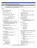 Preview for 1 page of Toshiba Tecra A6-S513 Specification
