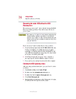 Preview for 74 page of Toshiba TECRA A6 User Manual