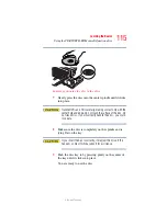 Preview for 115 page of Toshiba TECRA A6 User Manual