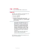 Preview for 118 page of Toshiba TECRA A6 User Manual