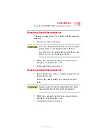 Preview for 119 page of Toshiba TECRA A6 User Manual