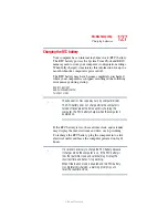 Preview for 127 page of Toshiba TECRA A6 User Manual