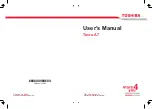 Предварительный просмотр 1 страницы Toshiba TECRA A7 User Manual