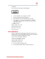 Предварительный просмотр 23 страницы Toshiba TECRA A9 Series User Manual