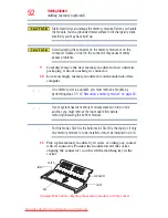 Предварительный просмотр 52 страницы Toshiba TECRA A9 Series User Manual