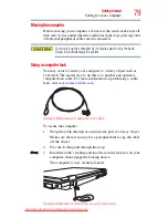 Предварительный просмотр 79 страницы Toshiba TECRA A9 Series User Manual