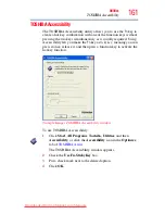 Предварительный просмотр 161 страницы Toshiba TECRA A9 Series User Manual