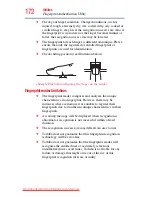 Предварительный просмотр 172 страницы Toshiba TECRA A9 Series User Manual