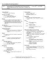 Preview for 1 page of Toshiba Tecra L2 Specifications