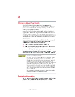 Preview for 8 page of Toshiba Tecra L2 User Manual