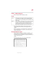 Preview for 21 page of Toshiba Tecra L2 User Manual