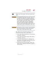 Preview for 47 page of Toshiba Tecra L2 User Manual