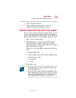 Preview for 73 page of Toshiba Tecra L2 User Manual