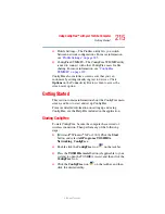 Preview for 215 page of Toshiba Tecra L2 User Manual