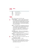 Preview for 240 page of Toshiba Tecra L2 User Manual