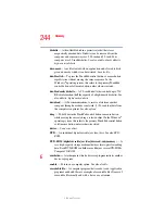 Preview for 244 page of Toshiba Tecra L2 User Manual