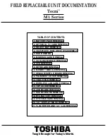 Предварительный просмотр 2 страницы Toshiba Tecra M1 Series Field Replaceable Unit Documentation