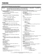 Preview for 1 page of Toshiba Tecra M10-S3454 Manual