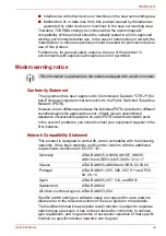 Preview for 7 page of Toshiba Tecra M11 User Manual