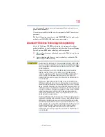 Preview for 19 page of Toshiba Tecra M9 Series User Manual