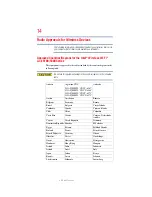 Предварительный просмотр 14 страницы Toshiba Tecra User Manual