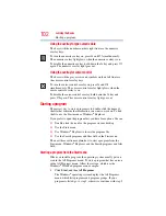 Предварительный просмотр 102 страницы Toshiba Tecra User Manual