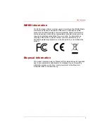 Preview for 5 page of Toshiba TekBright PA3553 Series User Manual