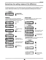 Preview for 28 page of Toshiba TF 521 Instruction Manual