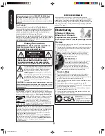 Preview for 2 page of Toshiba TheaterWide 20HL85 Owner'S Manual