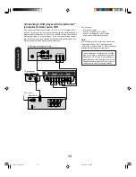 Preview for 12 page of Toshiba TheaterWide 20HL85 Owner'S Manual