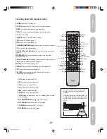 Preview for 21 page of Toshiba TheaterWide 20HL85 Owner'S Manual