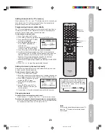 Preview for 23 page of Toshiba TheaterWide 20HL85 Owner'S Manual