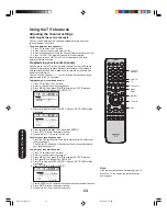 Preview for 24 page of Toshiba TheaterWide 20HL85 Owner'S Manual