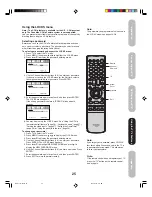 Preview for 25 page of Toshiba TheaterWide 20HL85 Owner'S Manual