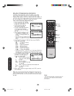 Preview for 26 page of Toshiba TheaterWide 20HL85 Owner'S Manual