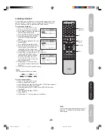 Preview for 29 page of Toshiba TheaterWide 20HL85 Owner'S Manual