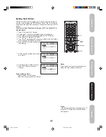 Preview for 31 page of Toshiba TheaterWide 20HL85 Owner'S Manual