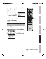 Preview for 33 page of Toshiba TheaterWide 20HL85 Owner'S Manual