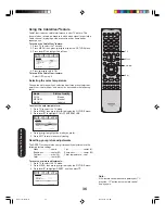 Preview for 36 page of Toshiba TheaterWide 20HL85 Owner'S Manual