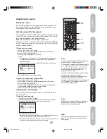 Preview for 37 page of Toshiba TheaterWide 20HL85 Owner'S Manual