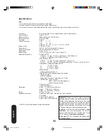 Preview for 42 page of Toshiba TheaterWide 20HL85 Owner'S Manual